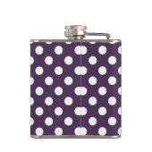 Lila Pflaumenspalte Flachmann (Rückseite)