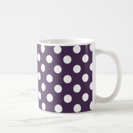Lila Pflaumenspalte Kaffeetasse