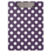 Lila Pflaumenspalte Klemmbrett (Vorderseite)