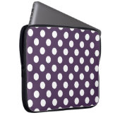 Lila Pflaumenspalte Laptopschutzhülle (Vorne Rechts)