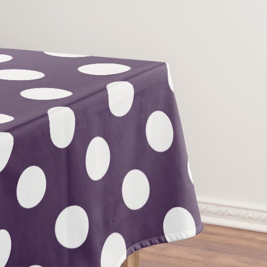 Lila Pflaumenspalte Tischdecke (Beispiel)