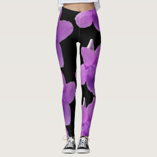 Lila Philippinischer Violettschwarz Leggings