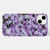 Lila Phlox-Blume Case-Mate iPhone Hülle (Rückseite (Horizontal))
