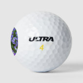 lila phlox-Blume Golfball (Logo)
