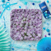 Lila Phlox-Blume Pappteller (Party)