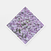 Lila Phlox-Blume Serviette (Ecke)