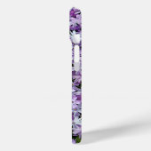 Lila Phlox-Garten Case-Mate iPhone Hülle (Rückseite / Links)