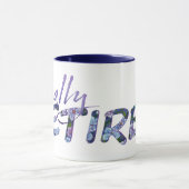 Lila Phlox-Tasse Tasse (Zentrum)