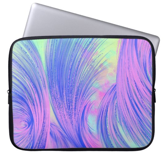 Lila Phoenix Laptopschutzhülle (Vorderseite)