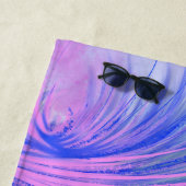 Lila Phoenix Strandtuch (Beispiel)