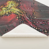 Lila Phönix Tiffany Glas Sherpadecke (3/4)