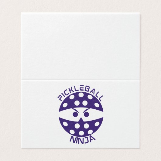 Lila Pickleball Ninja (Außenseite Aufgefaltet)