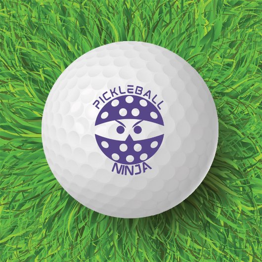 Lila Pickleball Ninja Golfball