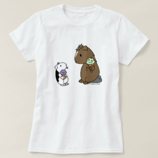 Lila Piggy Eiscreme T-Shirt