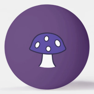 Lila PilzPing Pong Ball Tischtennisball