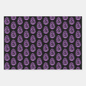 Lila Pinecone Art Wrapping Craft Papier (Vorderseite 3)