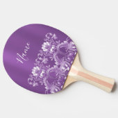 Lila Pingpong Paddle Tischtennis Schläger (Seitenansicht)