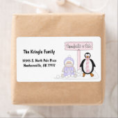 Lila Pinguin für den Verkauf (Insitu)