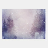 Lila Pinienwald Geschenkpapier Set (Vorderseite 3)