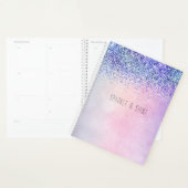 Lila Pink Blue Ombre Glitzer Planer (Anzeige)
