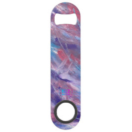 Lila Pink Blue White Bottle Opener Speed Flaschenöffner