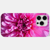 Lila Pink Dahlia Blume Case-Mate iPhone Hülle (Rückseite (Horizontal))