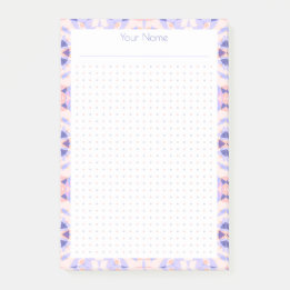 Lila Pink Dot Grid Layout Uni Plan Planer Post-it Klebezettel