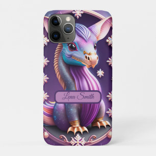 Lila Pink Drache, fantasievolle Digital Art Case-Mate iPhone Hülle