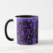 Lila Pink Elephant Coffee Tasse in Starry Night (Links)