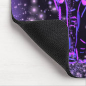 Lila Pink Elephant Mouse Pad in der Starry Night Mousepad (Ecke)