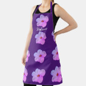 Lila Pink Floral Wedding Bridesmaid Blumenmädchen Schürze (InSitu)