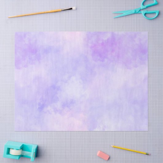 Lila Pink-Gefärbte Krawatte Seidenpapier (Basteln)