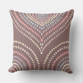 Lila pink gelb blau Konzentrat Herz Regenbogen Kissen