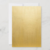 Lila Pink Gold Herzblasen Einladung Hochzeit (Rückseite)