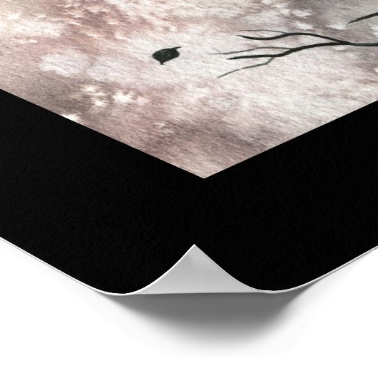 Lila Pink Gothic Fairy Poster von Molly Harrison (Ecke)