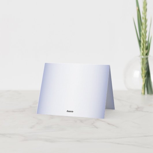 Lila Pink Lilac Pansy Floral Elegante Hochzeit Dankeskarte (Rückseite)