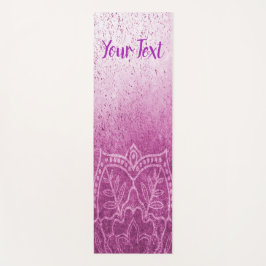 Lila Pink Mandala Meditation Yogamatte