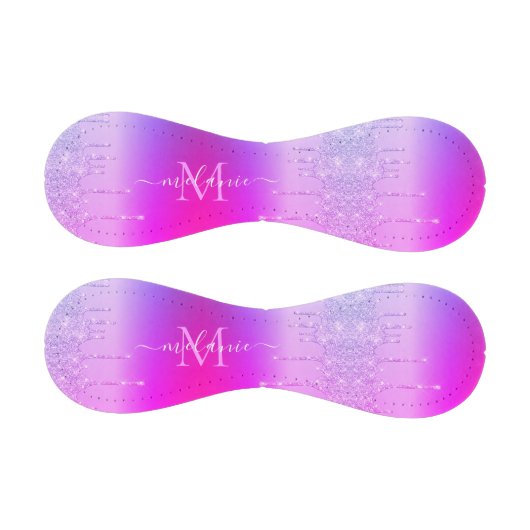 Lila Pink Neon Gold Glitzer Baseball Individuelle (Paneele)