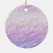 Lila Pink Ombre Black Eyelashes Kindheit Keramik Ornament (Hinten)