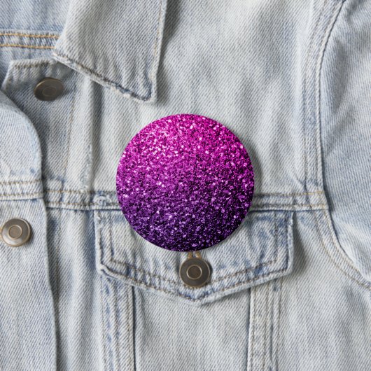 Lila Pink Ombre Imitate Glitzer Glitzern Button (Beispiel)
