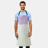 LILA PINK ORANGE YELLOW BLUE EASTER TULIPS SCHÜRZE (Getragen)