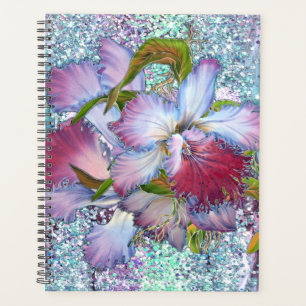 Lila Pink Orchid Floral Aquarell Planer