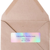 Lila Pink-Rücksendeadresse