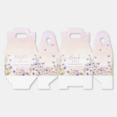 Lila Pink Wildblume Schmetterlinge Baby in Bloom Geschenkschachtel (Ungeklappt)