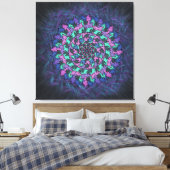 Lila Pinrad Leinwanddruck (Insitu (Schlafzimmer))