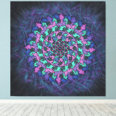 Lila Pinrad Leinwanddruck (Insitu (Holzboden))