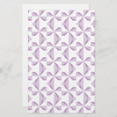 Lila Pinräder Briefpapier (Vorne/Hinten)