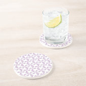 Lila Pinräder Getränkeuntersetzer (Seite)