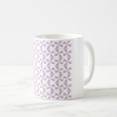 Lila Pinräder Kaffeetasse (VorderseiteRechts)