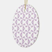 Lila Pinräder Keramikornament (Links)